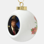 Pate of America Don J. Trump Keramik Kugel-Ornament (Rechts)