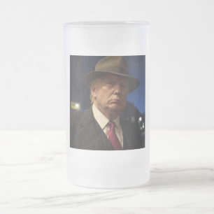 Pate of America Don J. Trump Mattglas Bierglas