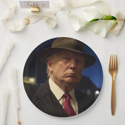 Pate of America Don J. Trump Pappteller (Hochzeit)