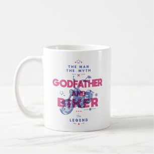 Pate und Biker der Mann der Mythos der Legende Kaffeetasse