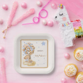 Patel Blue Bearly Wait Baby Dusche Pappteller (Party)