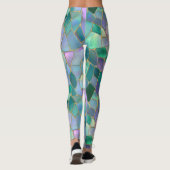 Patel Farben Glasmosaik Muster Leggings (Rückseite)