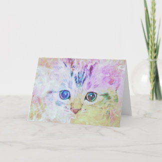 Patel Kitten Note Card Karte