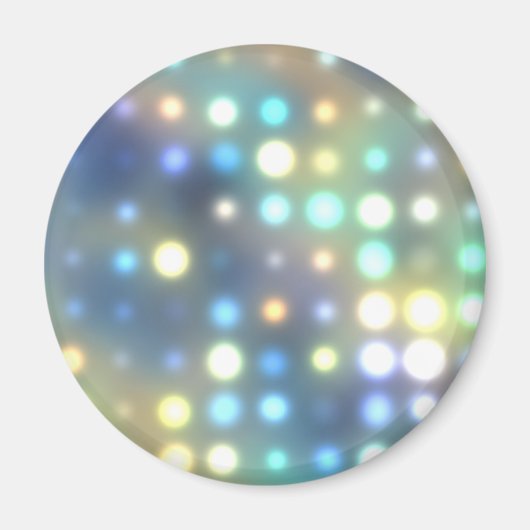 Patel Neon Lights Abstrakt Magnet (Vorne)