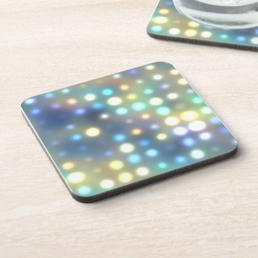 Patel Neon Lights Abstrakt Untersetzer (Linke Seite)