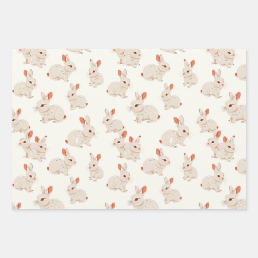 Patelfarben Kinderzimmer Packpapier Geschenkpapier Set (Vorderseite 2)