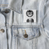 Paten mit einer Medaillonschilderung dauern Button (Beispiel)