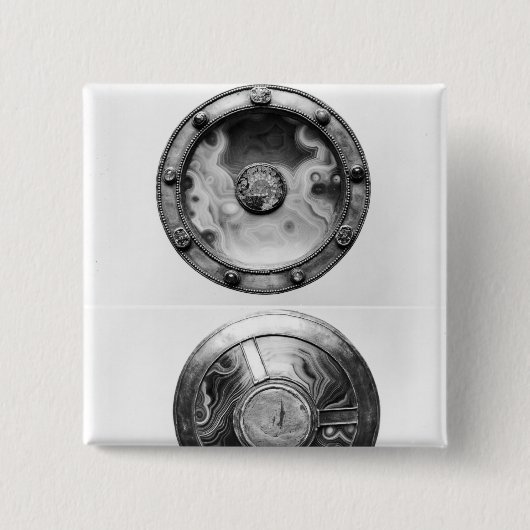 Paten mit einer Medaillonschilderung dauern Button (Vorderseite)