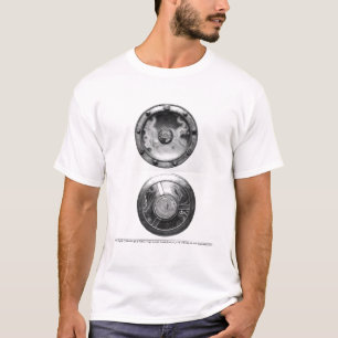 Paten mit einer Medaillonschilderung dauern T-Shirt