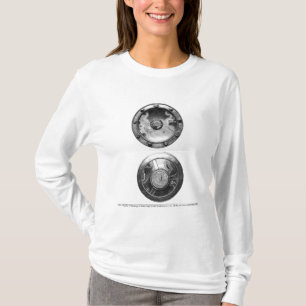 Paten mit einer Medaillonschilderung dauern T-Shirt