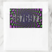 Patent 5676977 - Heilung von AIDS (1997) Rechteckiger Aufkleber (Tasche)