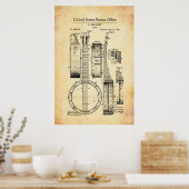 Patent - Banjo - Poster (Küche)