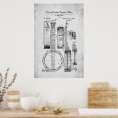 Patent - Banjo - Poster (Küche)