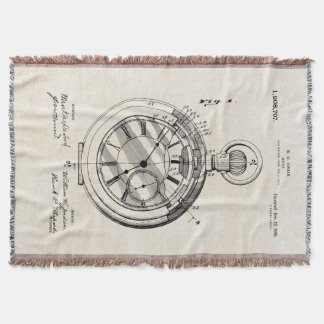 Patent-Druck-Jordanien-Taschen-Uhr-Wurfs-Decke Decke