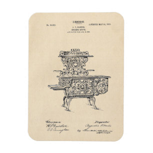 Patent eines Kochherds von 1903 Magnet