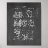 Patent für Angeln - Kopfkarton Poster (Vorne)