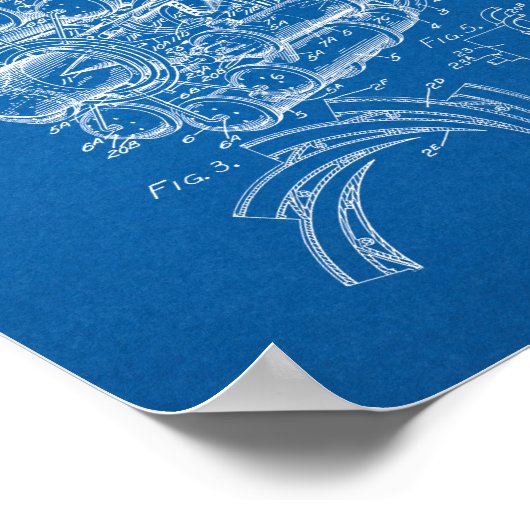 Patent für Antriebssystem und Power - Poster (Ecke)