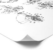 Patent für das Lenkrad von Schiffen Poster (Ecke)