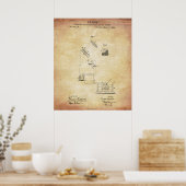 Patent für Vintage Power Poster (Küche)