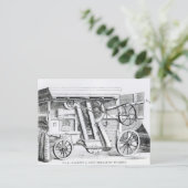 Patent Garrett and Sons kombinierte Drohung Postkarte (Stehend Vorderseite)