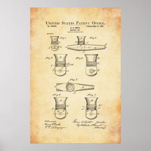 Patent - Kazoo - Poster (Vorne)