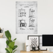 Patent - Klavier - Plakat (Heimbüro)