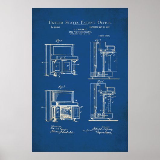 Patent - Klavier - Poster (Vorne)
