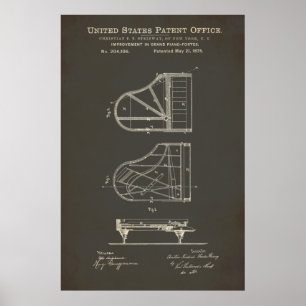 Patent - Klavier - Poster