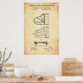 Patent - Klavier - Poster (Küche)