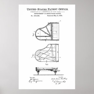 Patent - Klavier - Poster