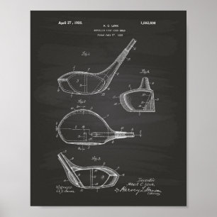 Patent-Kunst des Golfclub-1926 - Tafel Poster