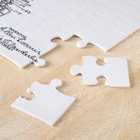 Patent-Saxophonentwurf Puzzle (Seite)