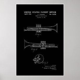 Patent - Trumpet - Plakat