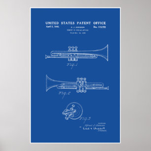 Patent - Trumpet - Plakat