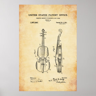 Patent - Violine - Poster