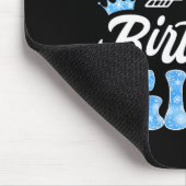Patentante des Geburtstagsmädchens Schneeflocken Mousepad (Ecke)