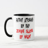 Patentanwalt Zombie Slayer Joke Tasse (Links)