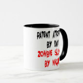 Patentanwalt Zombie Slayer Joke Tasse (VorderseiteRechts)