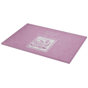 Patentochter Erstkommunion, Rosa Schneidebrett