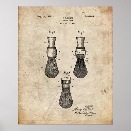 Patentschrift eines Rauschens Poster (Vorne)