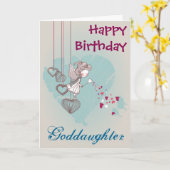 Patenttochter-Geburtstags-Karte Karte (Gelbe Blume)