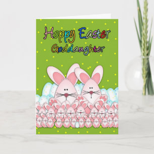 Patenttochter-Ostern-Karte mit Osterhasen Feiertagskarte