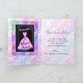 PATENTTOCHTER - seien Sie mein Juniorbrautjungfer Einladung (Innenseite)