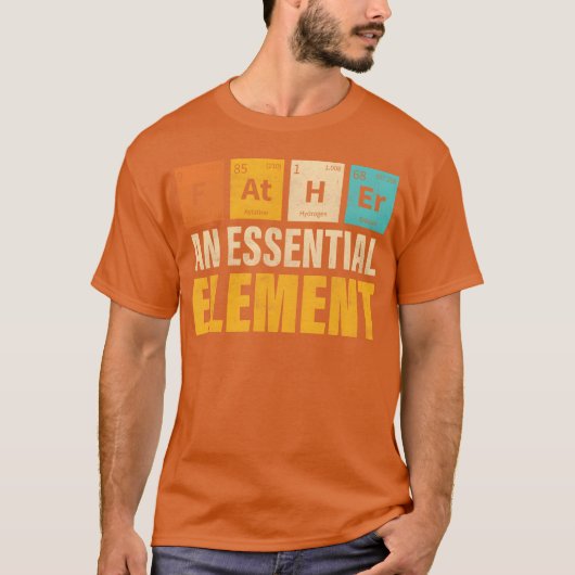 Pater an Element Funny Period Vintag T-Shirt (Vorderseite)