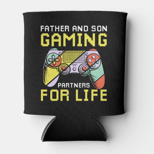 Pater and Son Gaming - Gamer Bonding Design Dosenkühler (Vorderseite)