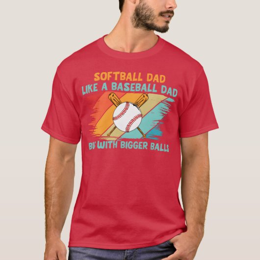 Pater Baseball Vater Definition Geschenk Bestes Ge T-Shirt (Vorderseite)