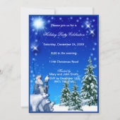 Pater Christmas Polar Bears Weihnachtsladen Einladung (Vorderseite)