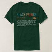 Pater Day Black Vater Noun definiert Afrika T-Shirt (Design vorne)
