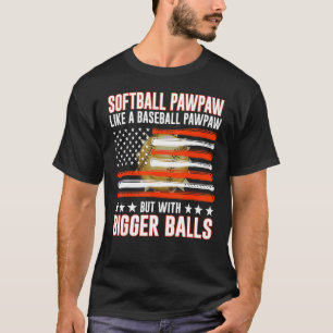 Pater-Day-Softball-Pawpaw wie ein Baseball-Pawp T-Shirt