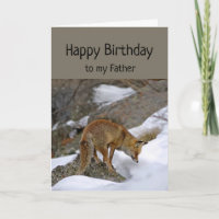 Pater Deserve Wonderful Birthday Fox Animal Card